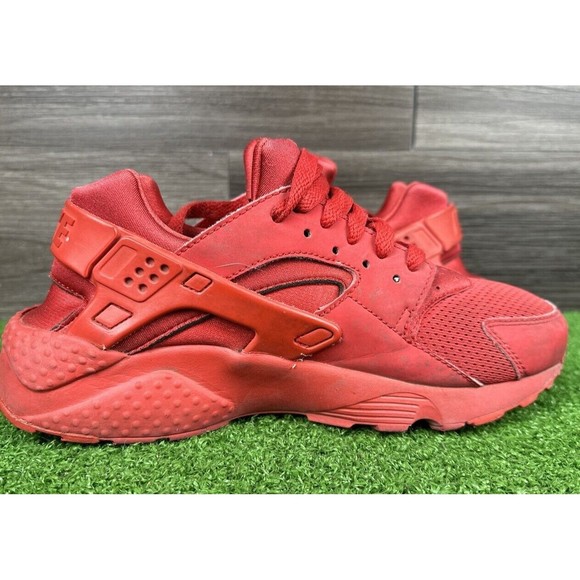 NIKE HUARACHE RUN 654275 600 RED Size 5.5y GS Womens size 7 - Picture 2 of 7